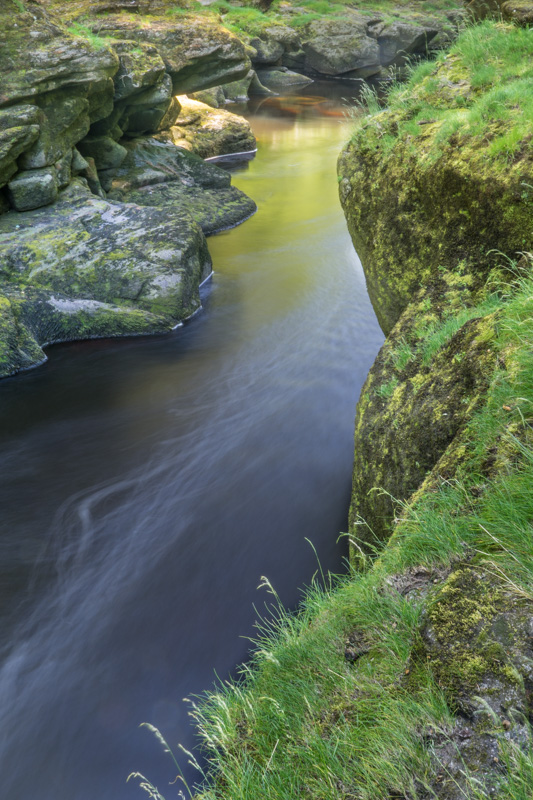 The River Wharfe at the Strid.